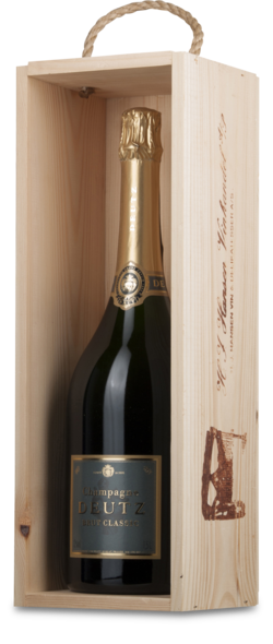 Trækasse til 1 Magnum flaske med top og bund