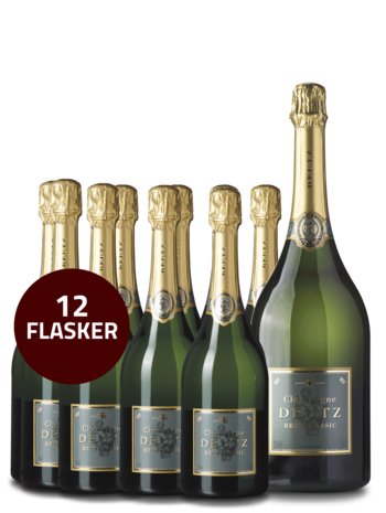 12 Deutz Brut Classic  + 1 Magnum Deutz Brut Classic