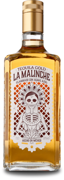 La Malinche Tequila Gold 38%, 70 cl