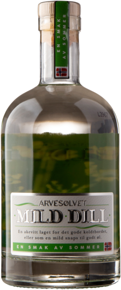 Arvesølvet Mild Dill 40%, 50 cl
