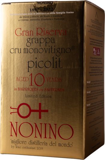 Grappa Monovitigno Gran Riserva 10 år 50%, 70 cl