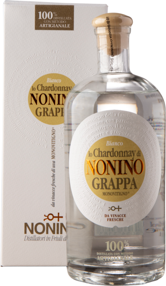 Grappa Monovitigno Bianco Chardonnay 41%, 70 cl