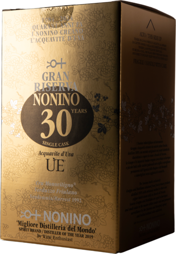 Grappa Acquavite d´uva Ue cru Verduzzo Riserva 30 år 43%, 70 cl