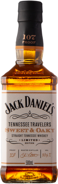 Jack Daniel's Tennessee Travelers Sweet & Oaky 53,5%, 50 cl