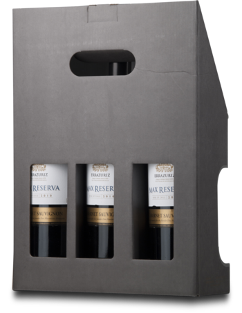 Gavekarton (nyt design) til 3 flasker