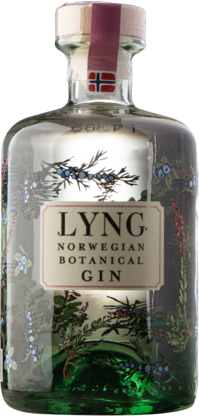 Lyng Norwegian Botanical Gin 45,9%, 50 cl