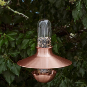 De luxe Fuglefoderautomat Kobber