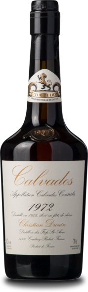 1972 Drouin Vintage 42%, Appellation Calvados Contrôlee, 70 cl