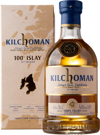 Kilchoman 100% Islay 15 Edition 9 år, 50%, 70 cl