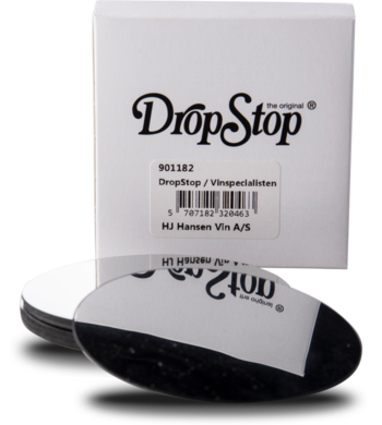 Flade runde dropstopper, HJH / Vinspecialisten 50 stk.
