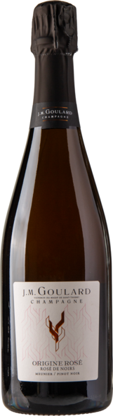 Champagne Origine Rosé, Rosé de Noirs Extra Brut Organic, AOP