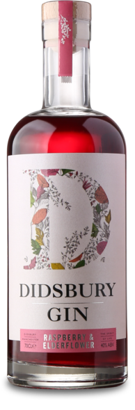 Didsbury Raspberry & Elderflower Gin 40%, 70 cl