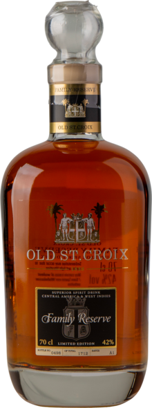 Old st. Croix Family Reserve 42%, 70 cl