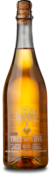 Tree of Love Sparkling Apple Organic, 75 cl, Christian Drouin