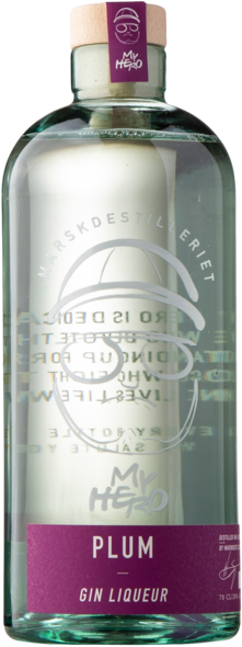 My Hero Plum Gin Liqueur 20%, 70 cl