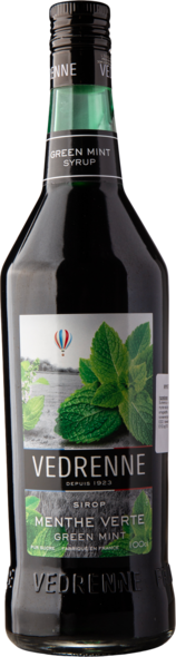 Vedrenne Green mint sirup, 100 cl