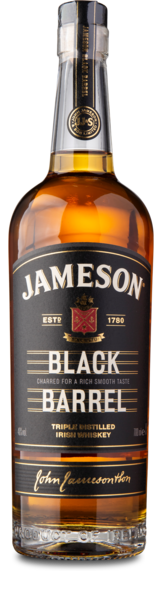 Jameson Black Barrel 40%, 70 cl