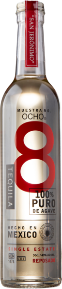 Ocho Reposado Tierras Negras Tequila 40%, 50 cl