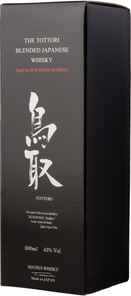 The Tottori Blended Malt Bourbon Barrel 43%, 50 cl