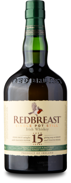 Redbreast Irish Whisky 15 Years, 46%, 70 cl