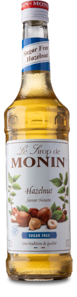 Monin Hasselnød sukkerfri, 70 cl