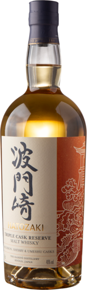Hatozaki Japanese Triple Cask malt 46%, 70 cl