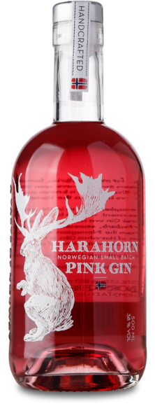Harahorn Pink Gin 40%, 50 cl