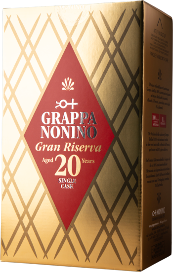 Grappa Gran Riserva 20 år 43%, 70 cl