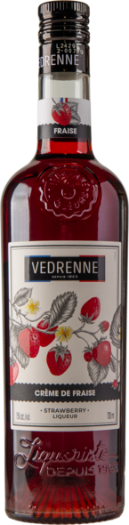 Vedrenne Strawberry Syrup, 70 cl