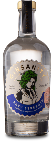 Ginsanity Navy Strength 58,6%, 50 cl