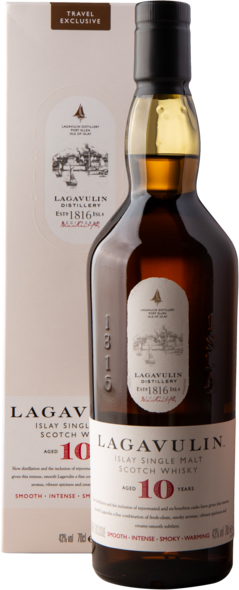 Lagavulin 10 Years Travel Exclusive 43%, 70 cl