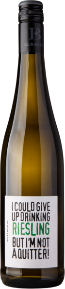2023 Riesling "I'm not a quitter!" Trocken, QbA