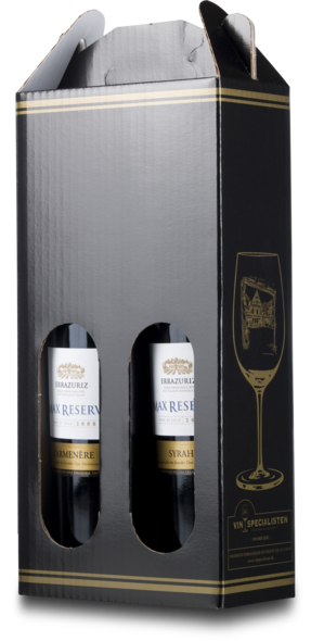 Gavekarton til 2 flasker