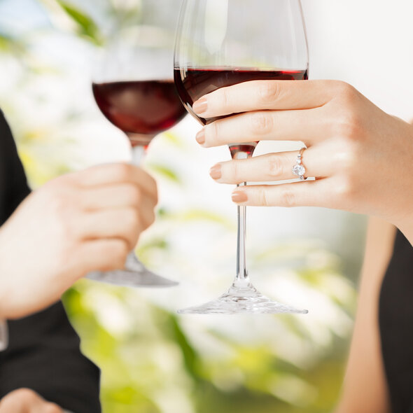 To glas vin