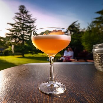 drink, cocktail, riedel, rom, jordbær, Frozen Strawberry Daiquiri, opskrift, drinksopskrift