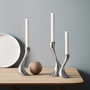 Georg Jensen - Cobra Lysestager, 3 stk. 