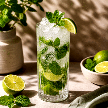 Mojito, alkoholfri drink, opskrift