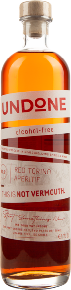 Undone No 9 Red Torino - Not Vermouth 0%, 70 cl, UNDONE GmbH