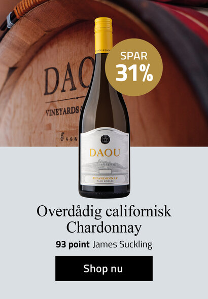 Overdådig californisk chardonnay