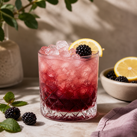 Bramble - så er det forår!

Glas: [https://www.hjhansen-vin.dk/vinglas-tilbehoer/alle-riedelprodukter/bar-collection/rocks-bar-drinks-specifik-glasserie-6417-02-2-pack|Riedel Rocks Bar Glas]
