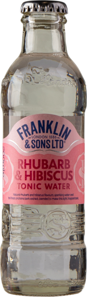 Franklin & Sons Rhubarb with Hibiscus 20cl, Franklin & Sons
