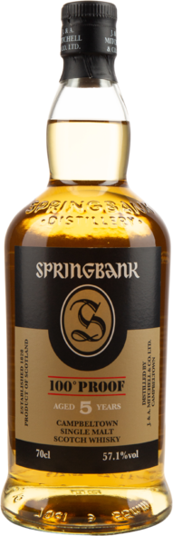 Springbank 5 år 100 proof 57,1%, 70 cl