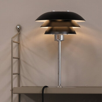 DL16 Bordlampe, 25 cm Sort