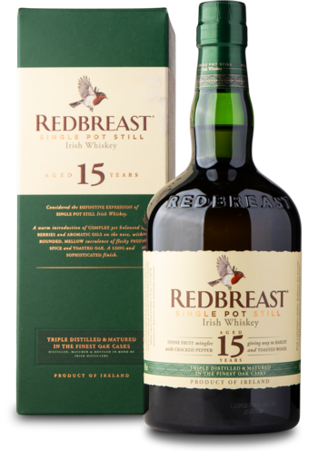 Redbreast Irish Whisky 15 Years, 46%, 70 cl