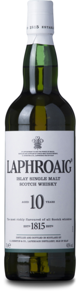 Laphroaig 10 Years 40%, Single Malt, 70 cl