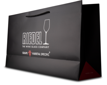 Riedel Carrier Bag Large (Black / Red) 60x15x32cm 3314/81