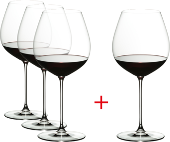 Riedel Veritas Old World Pinot Noir (Value Pack - Buy 3 Get 4) 5449/07, 4 glas