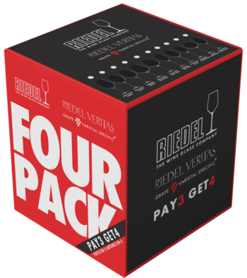 Riedel Veritas Old World Pinot Noir (Value Pack - Buy 3 Get 4) 5449/07, 4 glas