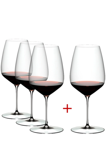 Riedel Veloce Cabernet / Merlot (Value Pack - Buy 3 Get 4) 5330/0, 4 glas