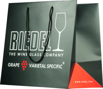 Riedel Carrier Bag Large (Black / Red) 3314/80